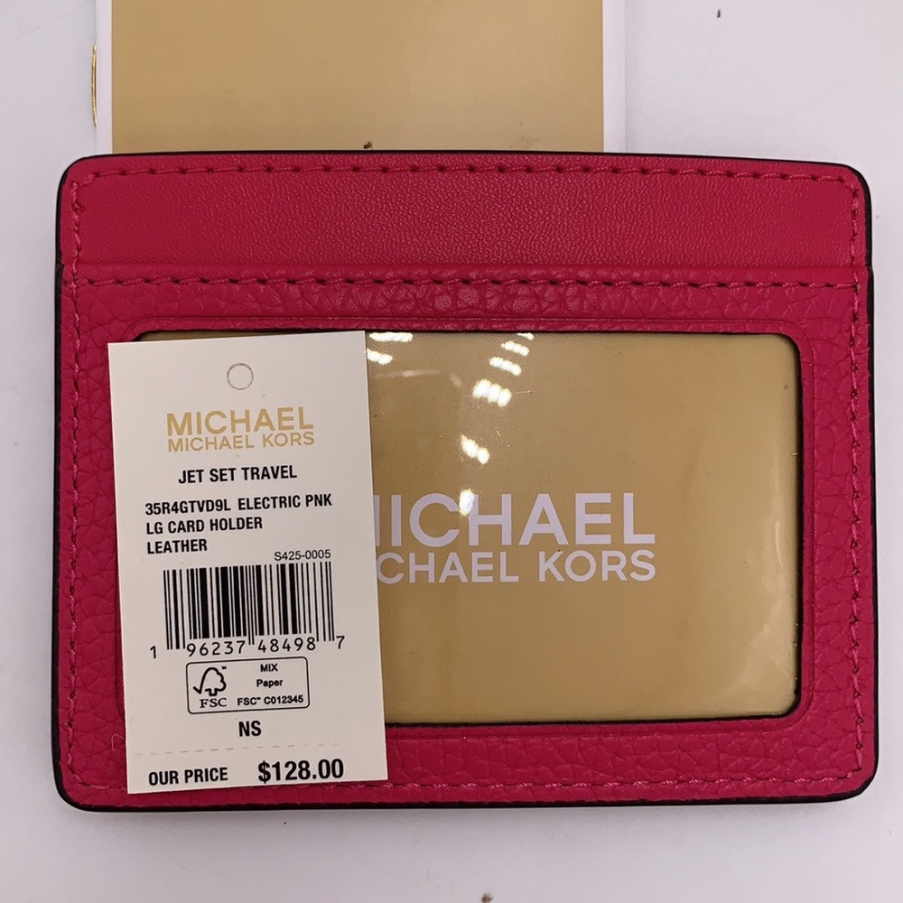 MICHAEL KORS
Large Pebbled Leather Card Holder Case
Electric Pink
NWT - Picture 11 of 14